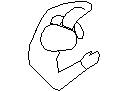 Man on Phone CAD block preview