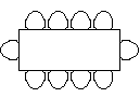Meeting Table CAD block preview
