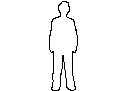 Outline of a chap – free CAD block preview