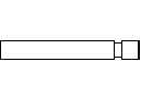 Outline Semi Trailer - Plan CAD block preview