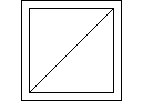 RCP Square Light - Plan CAD block preview