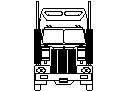 Semi - Front CAD block preview