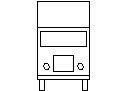 Semi Trailer - Front View CAD block preview