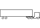 Semi Trailer - Outline – free CAD block preview