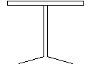 Small Table CAD block preview
