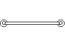 Small Towel Rack – free CAD block preview