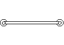 Toilet Handrail CAD block preview