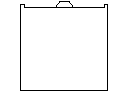 Under Desk Office Drawers - Plan CAD block preview