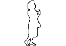 Woman looking up CAD block preview