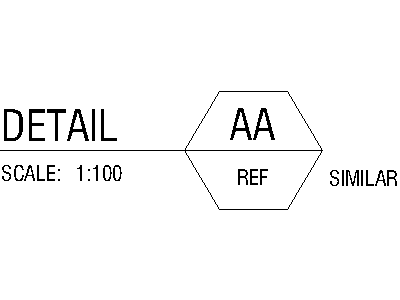 Detail Title 2mm – free CAD block preview