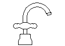 Gooseneck Tap CAD block preview