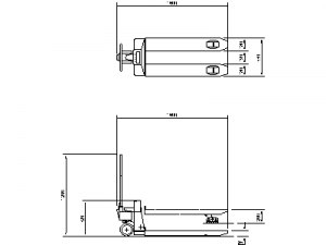 Hand Pallet Truck CAD block preview