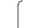 Hand Shower Hose – free CAD block preview