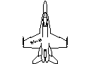 McDonnell Douglas F/A-18 Hornet - Aircraft CAD block preview