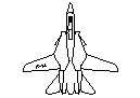 F-14 Tomcat - Aircraft CAD block preview