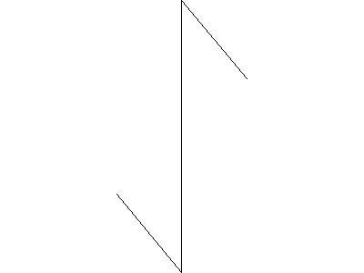 Z-Shaped Span Symbol – free CAD block preview