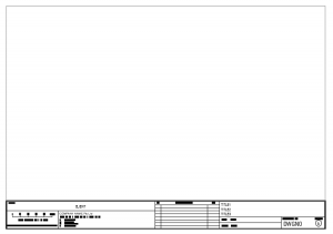 A1 and A3 Titleblocks - Metric CAD block preview