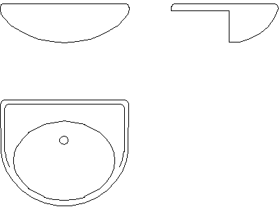 Basin – Type 2 – free CAD block preview