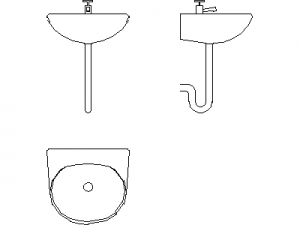 Basin – Type 3 CAD block preview