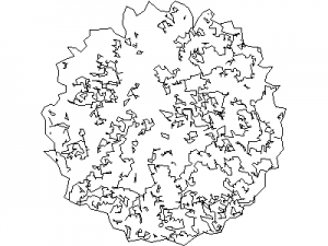 Gum Tree In Plan View CAD block preview