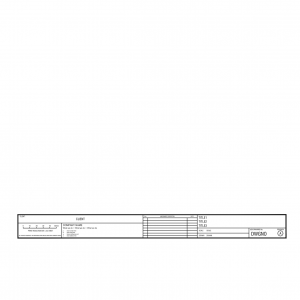 Titleblock A3 Borderless CAD block preview