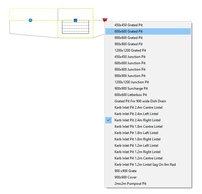 Storm Water Pits – free CAD block preview