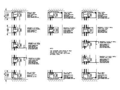 Curtain Wall Details - Set 2 CAD block preview