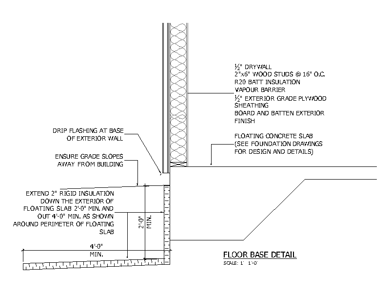 Floor Base Detail – free CAD block preview