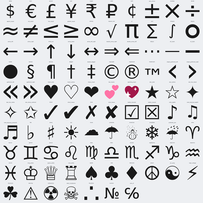 Symbols and Glyphs Reference Library CAD block preview