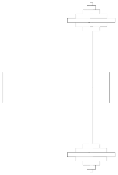 Bench Press - Plan View CAD block preview