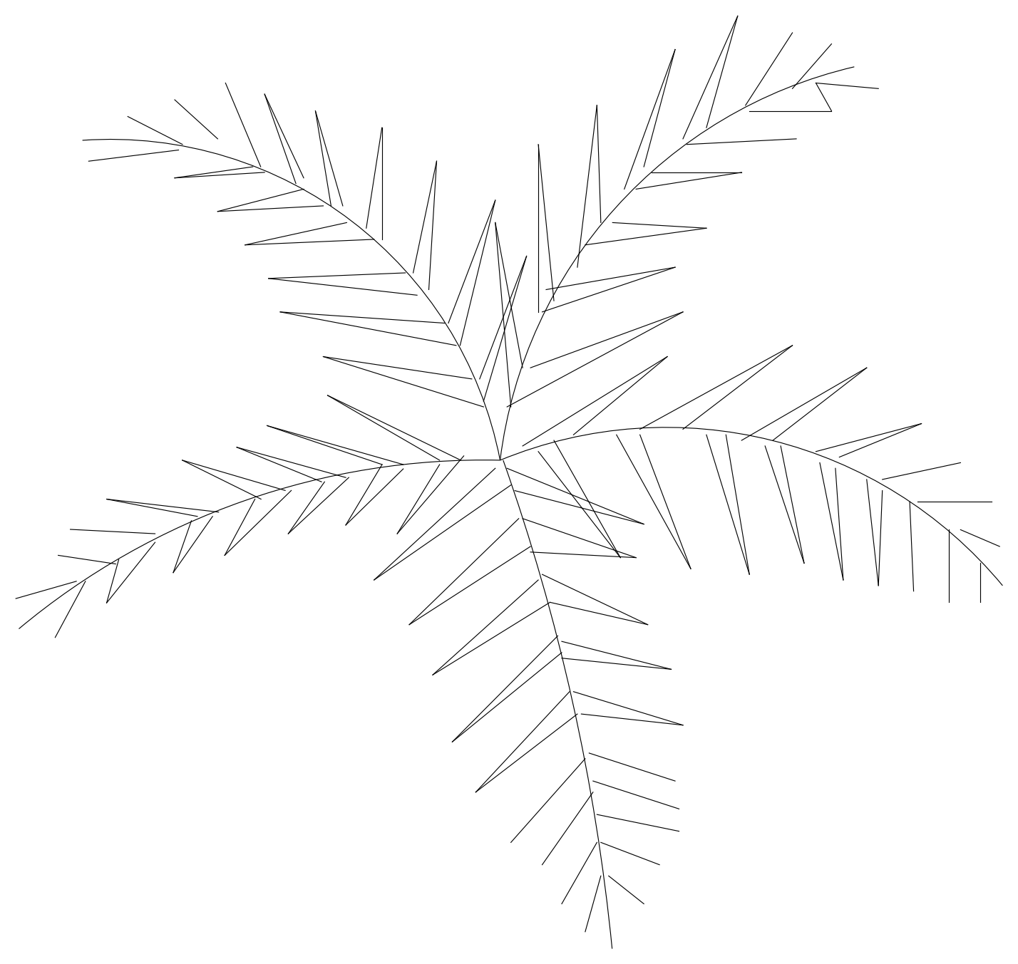 Palm Tree - Plan View – free CAD block preview