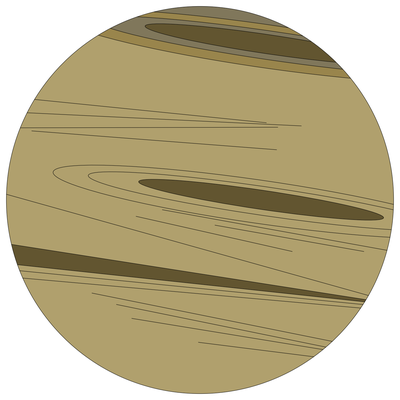 Round Timber Table - Plan View CAD block preview